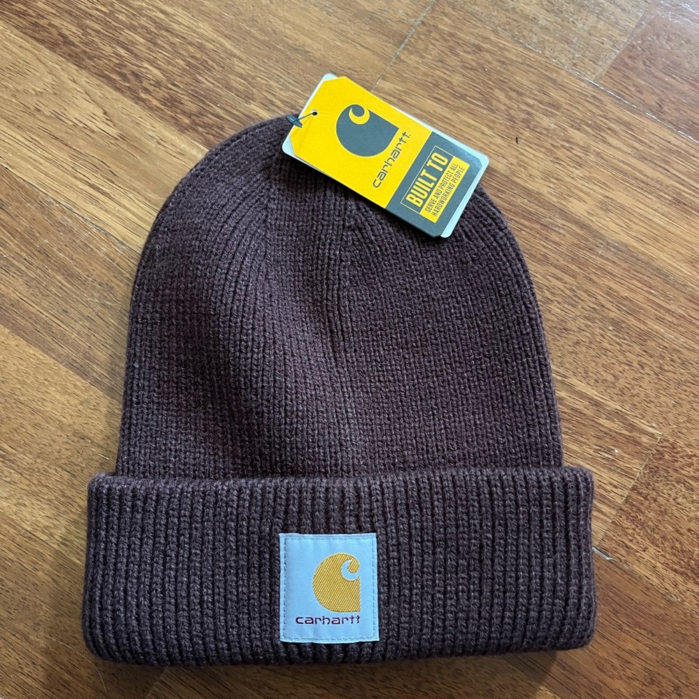 Carhartt Brown Knit Beanie